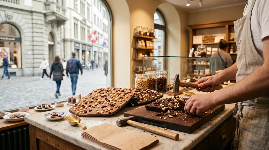 Läderach, Chocolatero in Zúrich