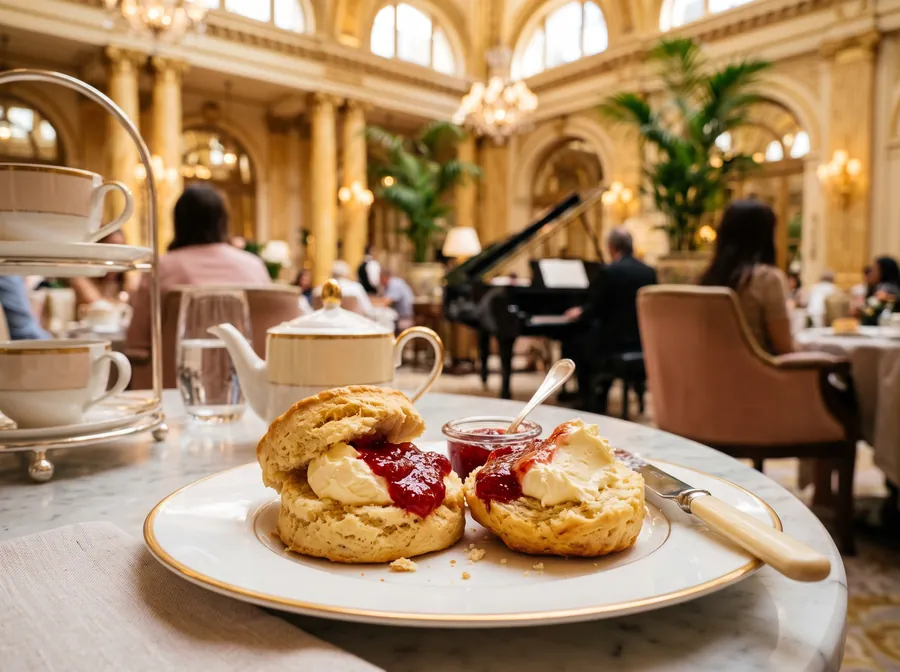 El scone del Palm Court