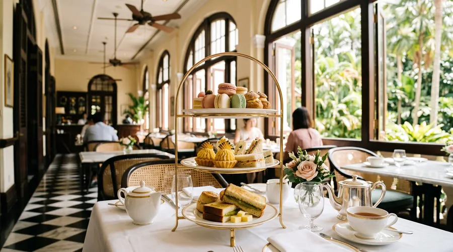 Singapur: Té en el Raffles, kaya, Cédric Grolet bajo el ecuador