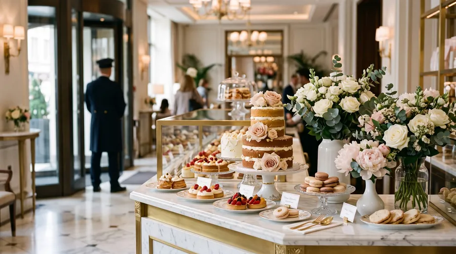 The Dorchester Cake & Flowers, Pastelería de hotel in Londres
