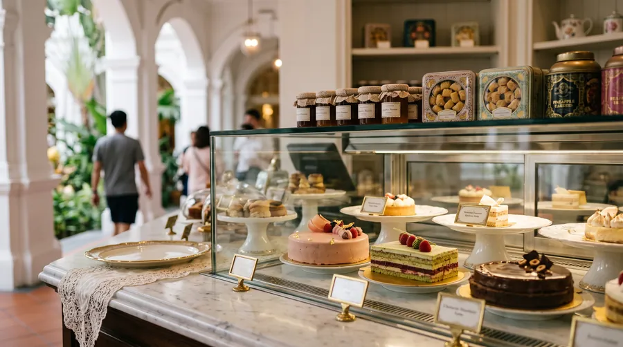 Raffles Boutique, Pastelería de hotel in Singapur