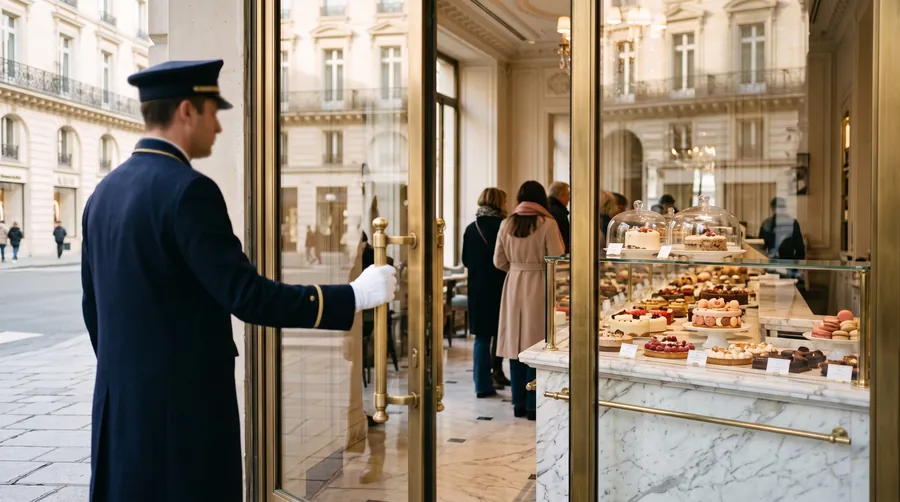 El palacio abre una puerta: el auge del mostrador de hotel