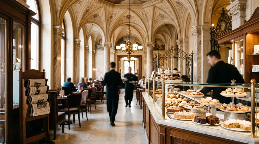 Café Central, Pastelería in Viena