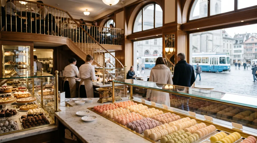 Confiserie Sprüngli, Paradeplatz, Pastelería in Zúrich