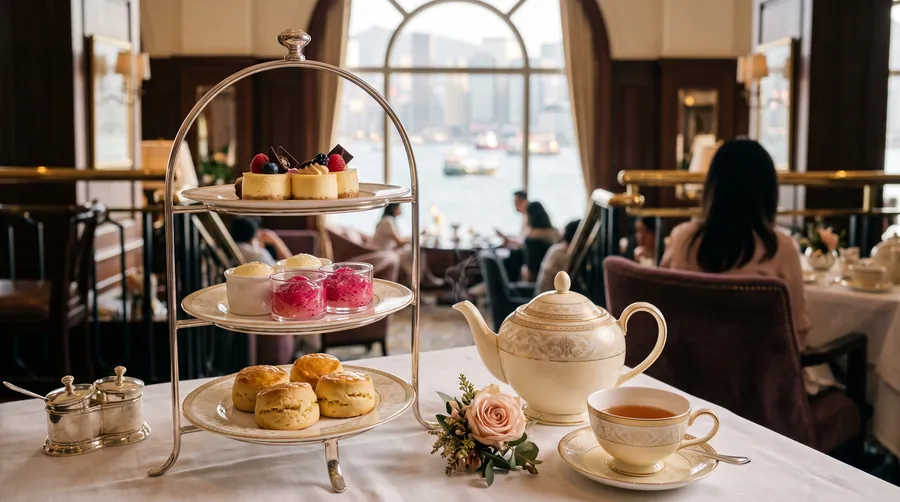 Clipper Lounge, Mandarin Oriental Hong Kong, Afternoon tea in Hong Kong