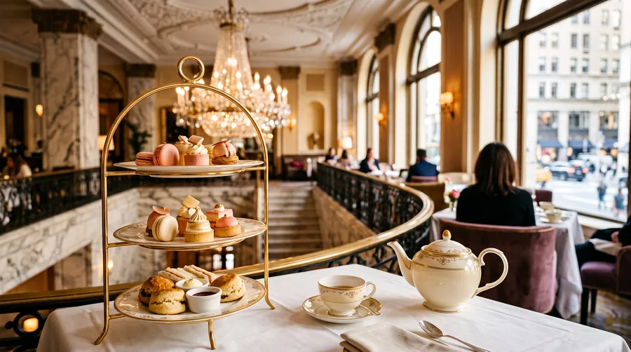 The Gotham Lounge, The Peninsula New York, Afternoon tea in Nueva York