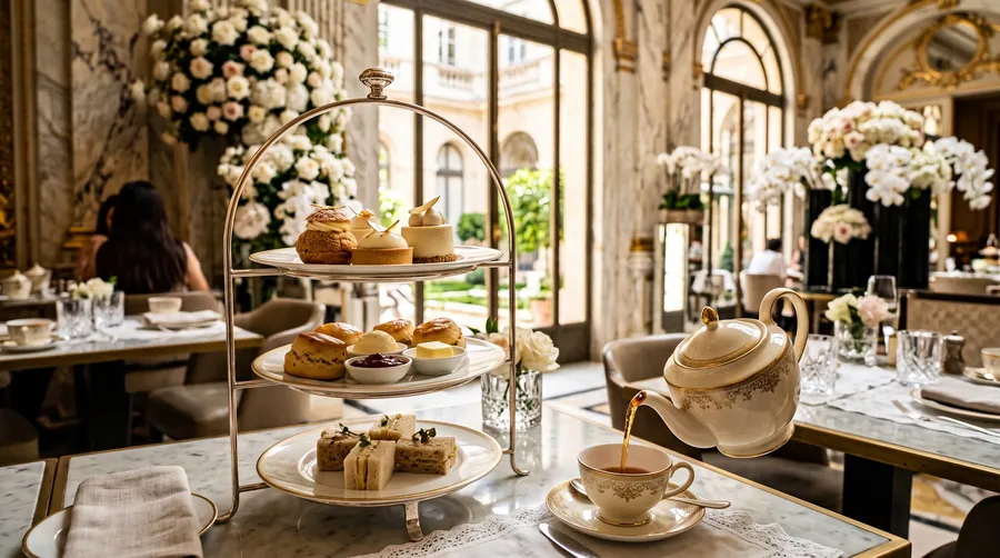 La Galerie, George V, Afternoon tea in París