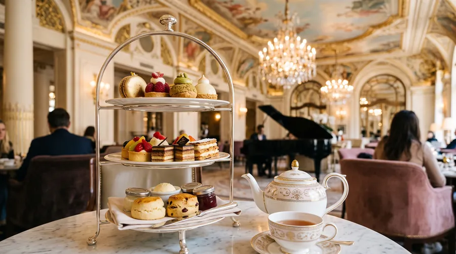Le Lobby, Peninsula Paris, Afternoon tea in París