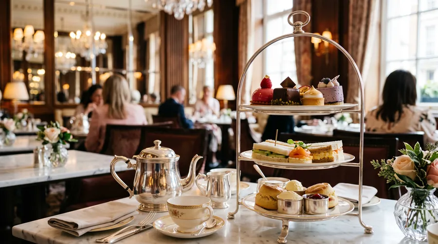 Mirror Room, Rosewood London, Afternoon tea in Londres