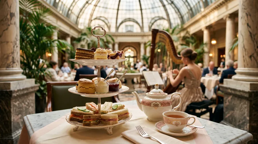 Palaishalle, Bayerischer Hof, Afternoon tea in Múnich