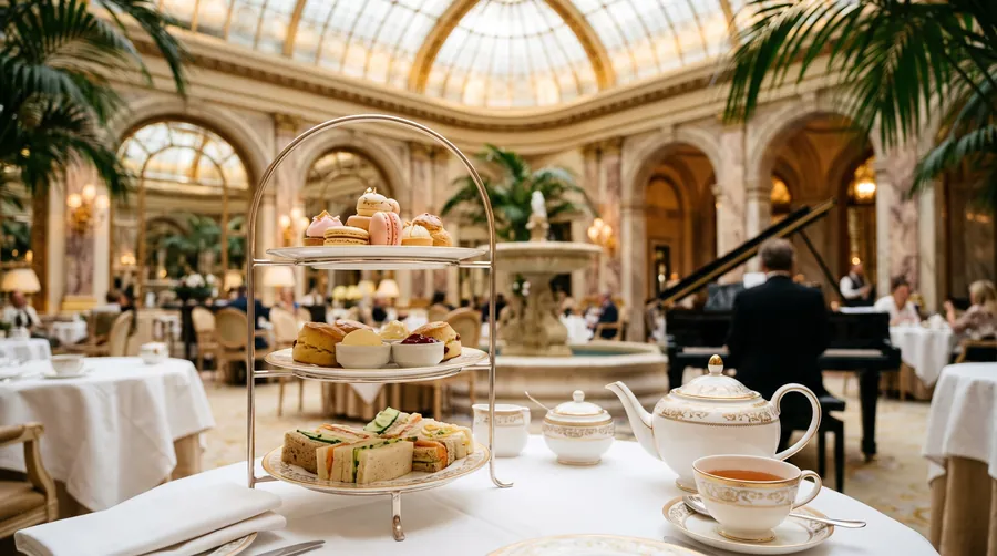 The Palm Court, The Ritz London, Afternoon tea in Londres