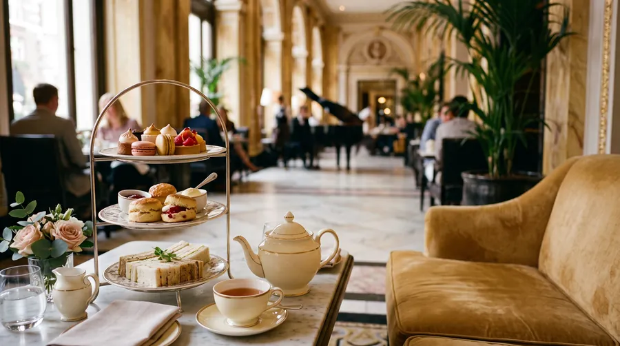 The Promenade, The Dorchester, Afternoon tea in Londres