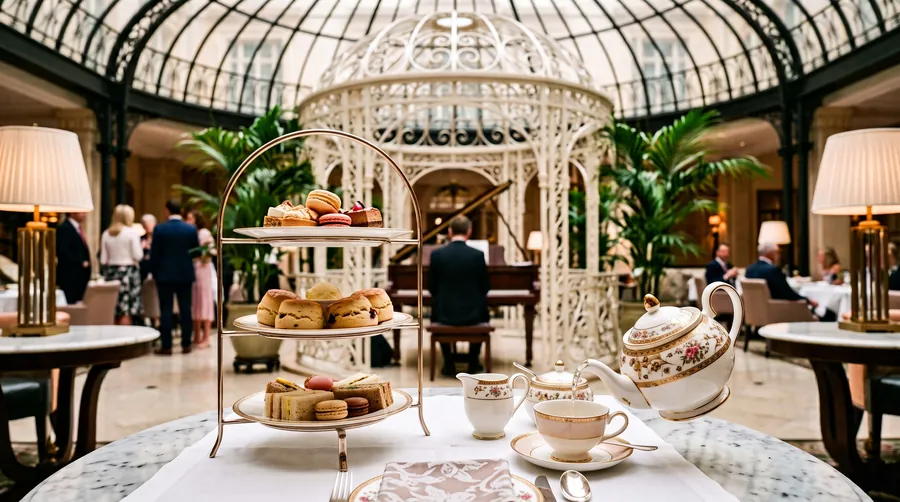 Thames Foyer, The Savoy, Afternoon tea in Londres