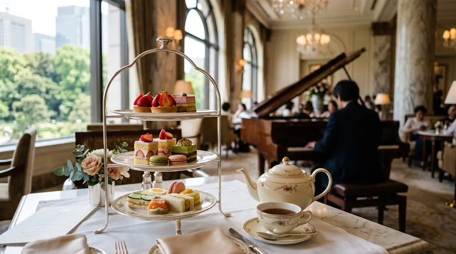 The Lobby, The Peninsula Tokyo, Afternoon tea in Tokio